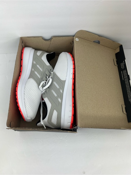 ADIDAS ULTIMASHOW MENS RUNNING SHOES, SIZE: US 8.5, WHIT TOP ORANGE SOLE main image 6